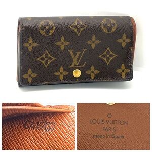 Authentic Louis Vuitton monogram Tresor wallet